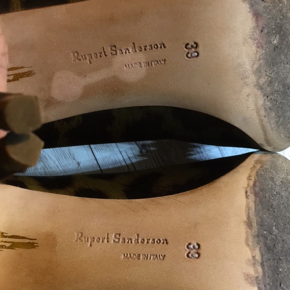 Rupert Sanderson shoes leopard print heels size 39 - Picture 7 of 16